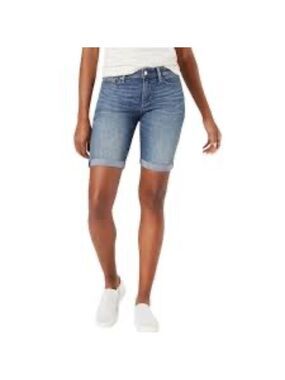 Signature by Levi Strauss & Co. Women's Mid Rise Bermuda Shorts